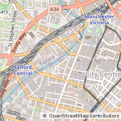 Map of Manchester