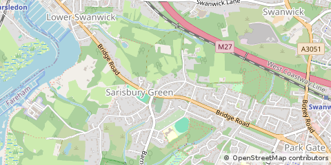 Map of Southampton, Hampshire
