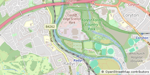 Map of Cardiff