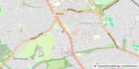 Map of Manchester