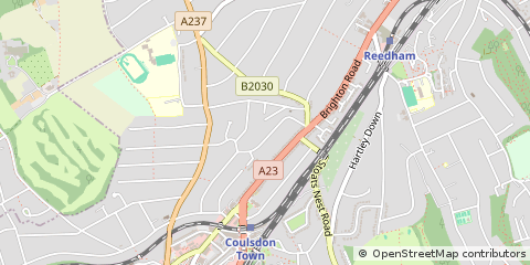 Map of Surrey
