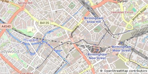 Map of Birmingham