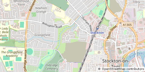 Map of Stockton-on-Tees