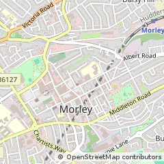 Map of Leeds, West Yorkshire
