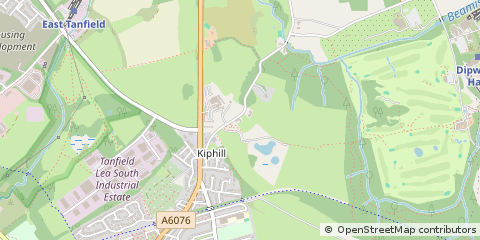 Map of Stanley, Durham