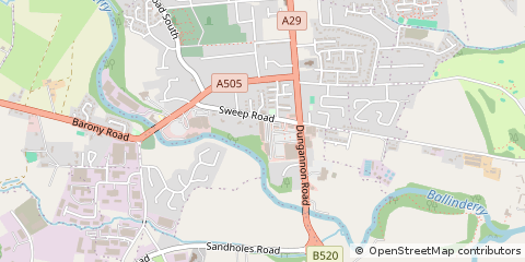 Map of Cookstown, County Tyrone