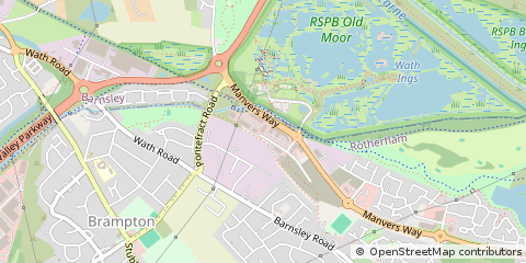 Map of Rotherham