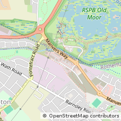 Map of Rotherham