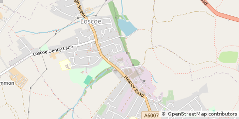 Map of Heanor,, Derbyshire