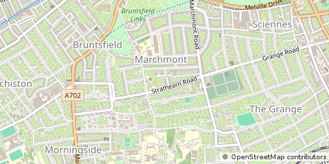 Map of Edinburgh, Midlothian