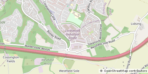 Map of Chatham, Kent