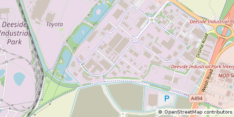 Map of Deeside