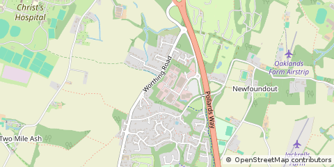 Map of Horsham