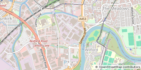 Map of Nottingham