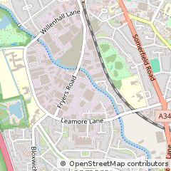 Map of Bloxwich, Walsall
