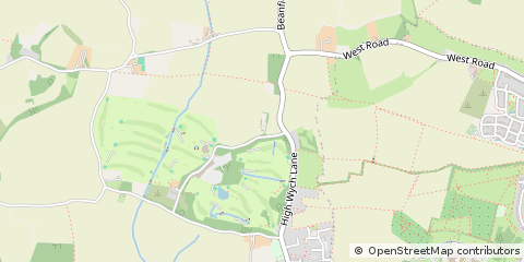 Map of Sawbridgeworth