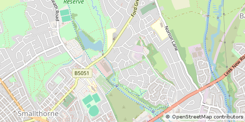 Map of Stoke-on-Trent, Staffordshire