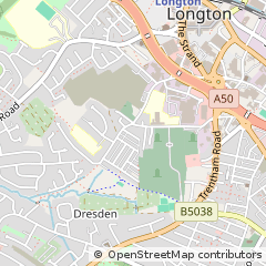 Map of Stoke-on-Trent, Staffordshire