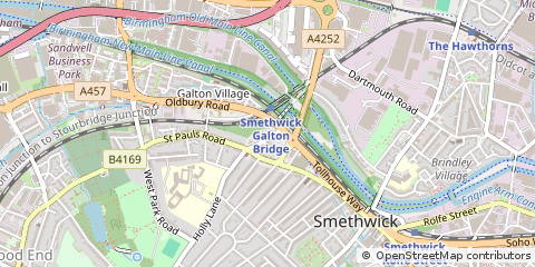 Map of Smethwick
