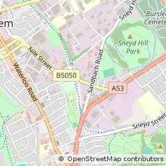 Map of Stoke-on-Trent