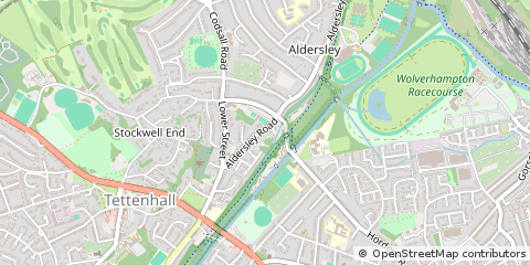 Map of Wolverhampton, West Midlands
