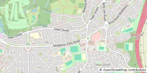 Map of Leeds