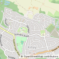 Map of West Glamorgan