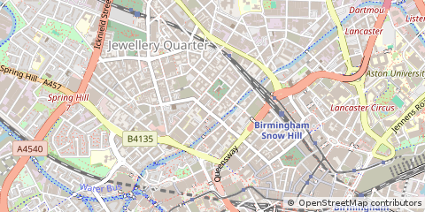Map of ST Pauls Square, Birmingham, West Midlands