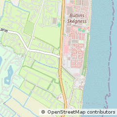 Map of Skegness, Lincolnshire,