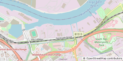 Map of COC, Middlesbrough, Cleveland