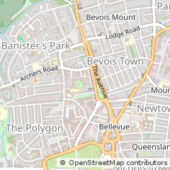 Map of Southampton, Hampshire