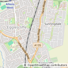 Map of Stockton-on-Tees
