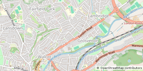 Map of Bath
