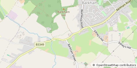 Map of Wokingham