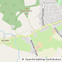Map of Wokingham