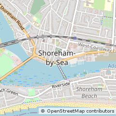 Map of Shoreham-by-SEA, West Sussex