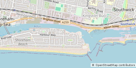Map of Shoreham-by-SEA