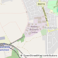 Map of Riddings, Derbyshire