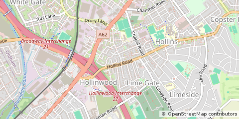 Map of Oldham