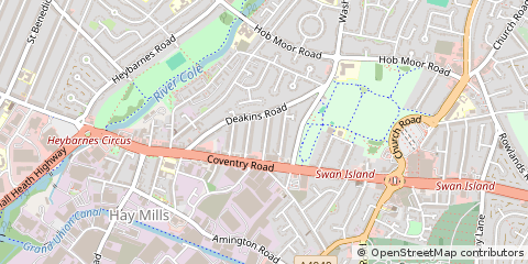 Map of Birmingham