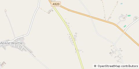 Map of Inverurie, Aberdeenshire