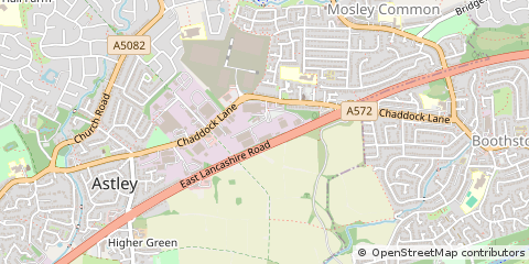 Map of Manchester, East Sussex