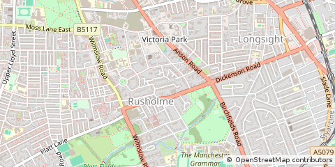 Map of Manchester