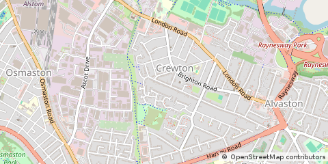Map of Derby