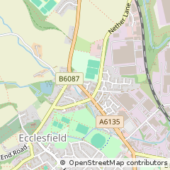 Map of Sheffield, South Yorkshire