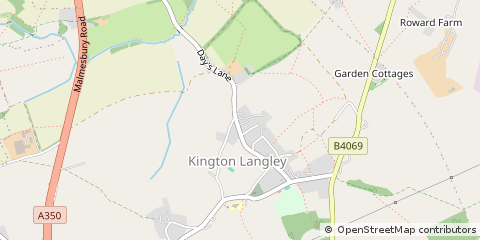 Map of Chippenham, Wiltshire