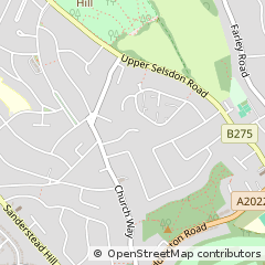 Map of South Croydon