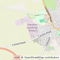 Map of Brampton, Cumbria