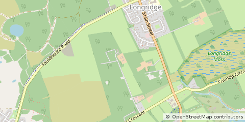 Map of Bathgate, West Lothian