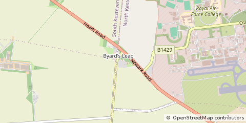 Map of Sleaford, Lincolnshire